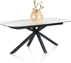 Ovale Eettafels-XOOON Montello Eettafel Wit