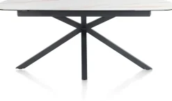Ovale Eettafels-XOOON Montello Eettafel Wit