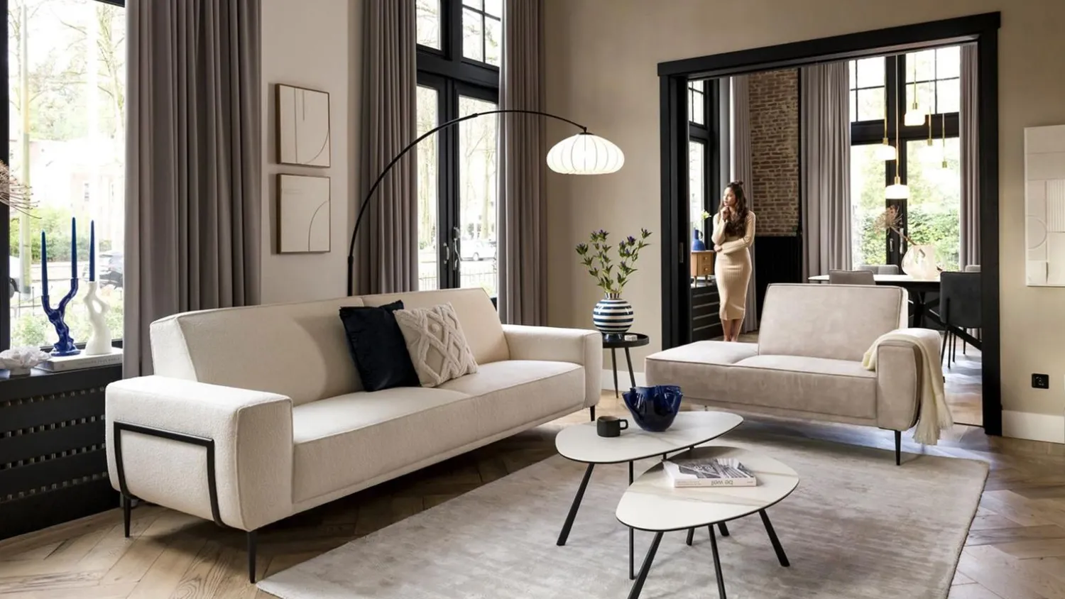 Organische Salontafels-XOOON Montello Salontafel Wit