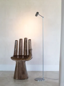 Moderne Vloerlampen|Vloerlampen-It's about RoMi Montreux Vloerlamp Nickel Finish