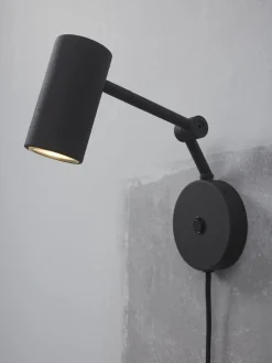Industriële Wandlampen|Wandlampen-It's about RoMi Montreux Wandlamp Black