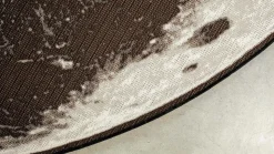 Vloerkleden|Ronde Vloerkleden-Zuiver Moon Vloerkleed Stone Grey