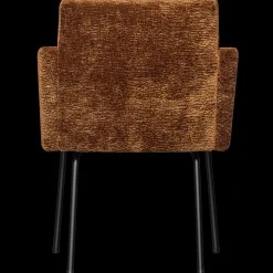Eetkamerstoelen Met Armleuning-WOOOD Mount Eetkamerstoel Mid Brown