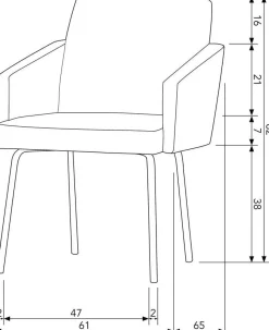 Eetkamerstoelen Met Armleuning-WOOOD Mount Eetkamerstoel Natural