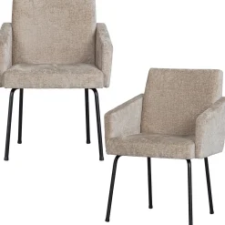 Eetkamerstoelen Met Armleuning-WOOOD Mount Eetkamerstoel Natural