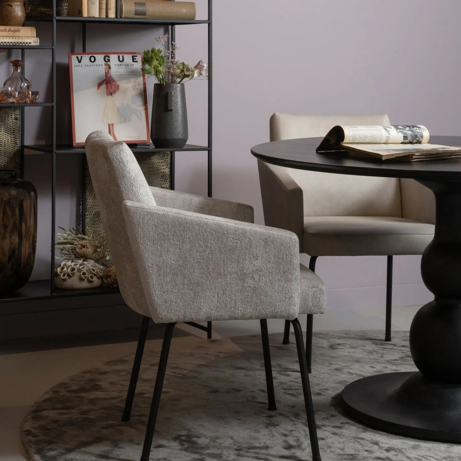Eetkamerstoelen Met Armleuning-WOOOD Mount Eetkamerstoel Natural