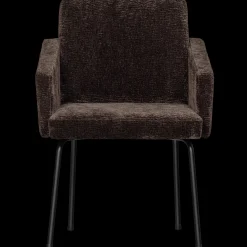 Eetkamerstoelen Met Armleuning-WOOOD Mount Eetkamerstoel Dark Brown