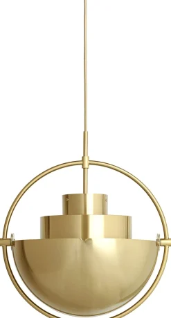Design Hanglampen|Design Hanglampen-GUBI Multi-Lite Hanglamp Shiny Brass