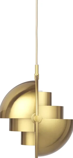 Design Hanglampen|Design Hanglampen-GUBI Multi-Lite Hanglamp Shiny Brass