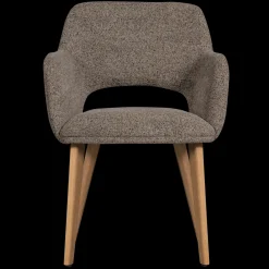 Eetkamerstoelen Met Armleuning-WOOOD Murat Eetkamerstoel Taupe