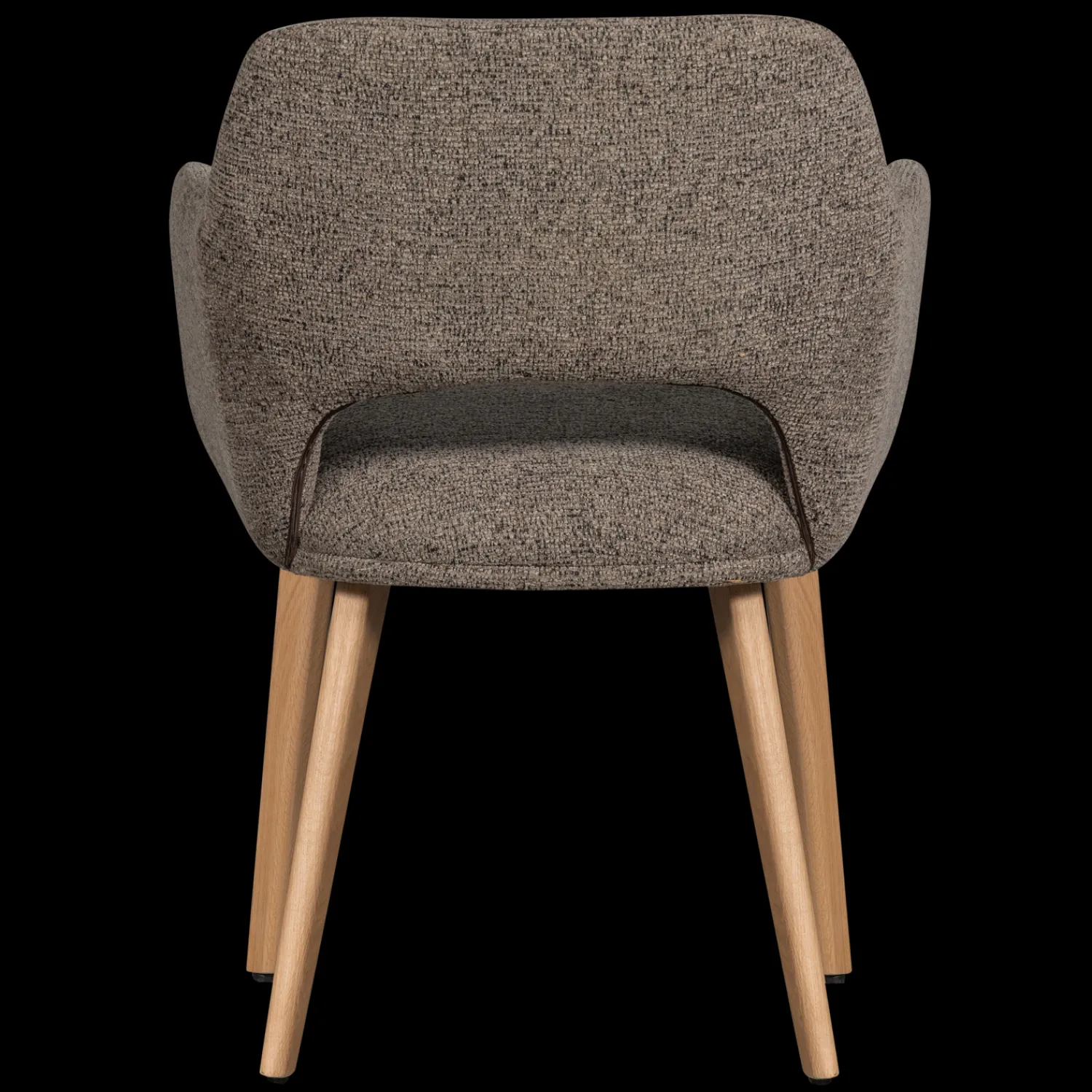 Eetkamerstoelen Met Armleuning-WOOOD Murat Eetkamerstoel Taupe
