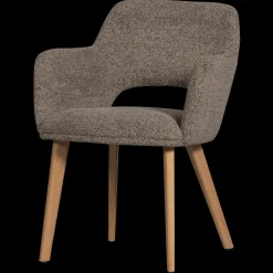 Eetkamerstoelen Met Armleuning-WOOOD Murat Eetkamerstoel Taupe