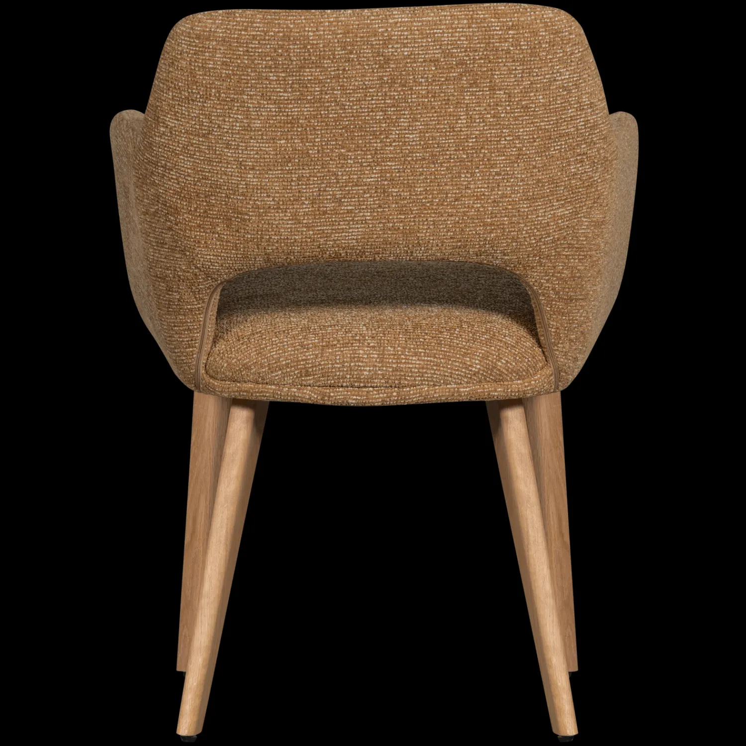 Eetkamerstoelen Met Armleuning-WOOOD Murat Eetkamerstoel Yellow