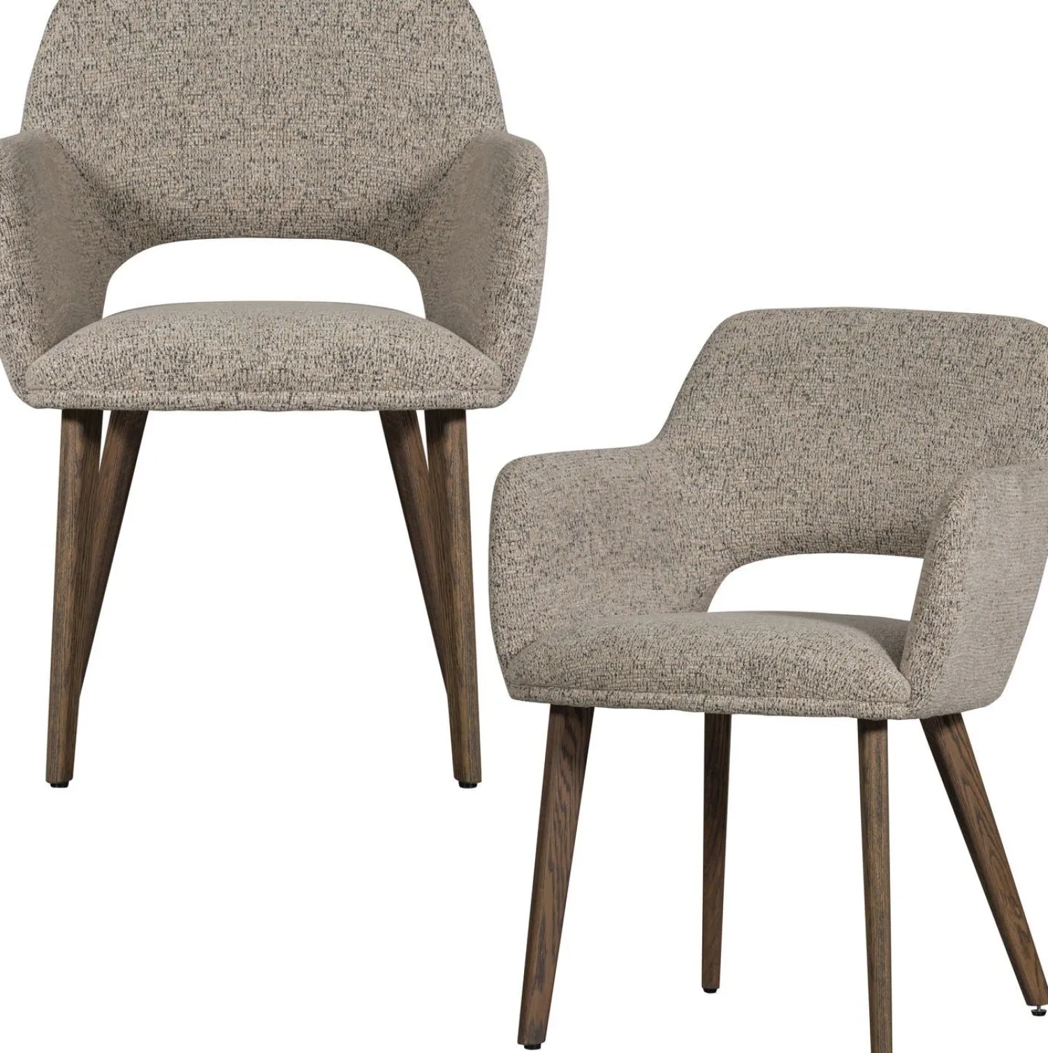 Eetkamerstoelen Met Armleuning-WOOOD Murat Eetkamerstoel Natural