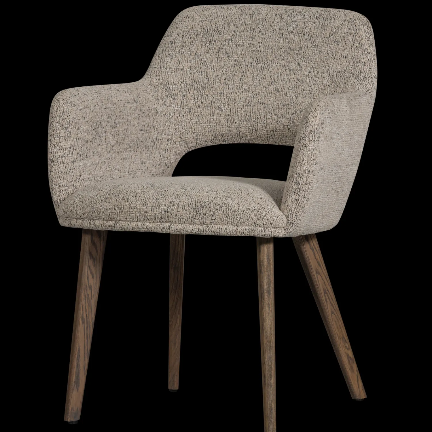 Eetkamerstoelen Met Armleuning-WOOOD Murat Eetkamerstoel Natural