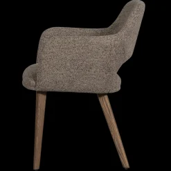 Eetkamerstoelen Met Armleuning-WOOOD Murat Eetkamerstoel Taupe