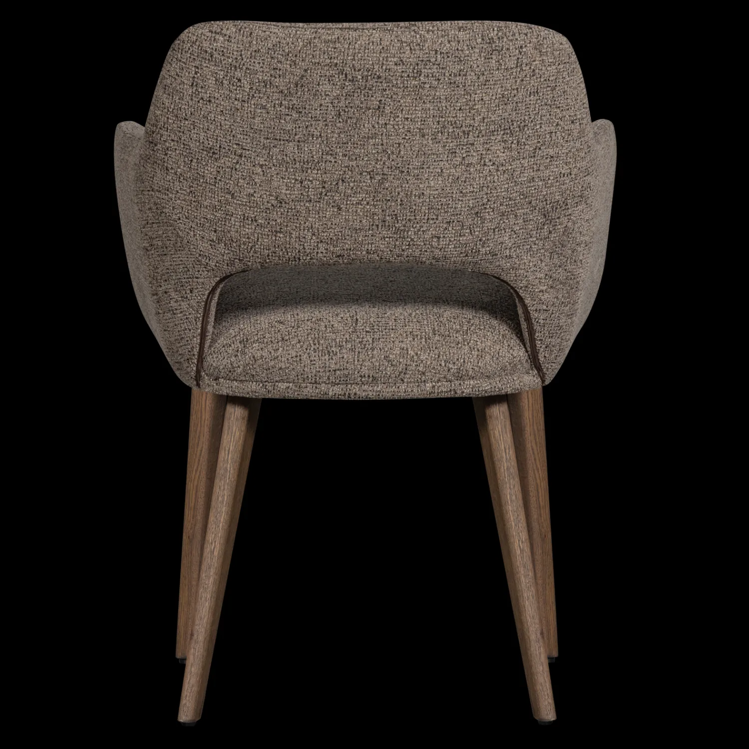Eetkamerstoelen Met Armleuning-WOOOD Murat Eetkamerstoel Taupe