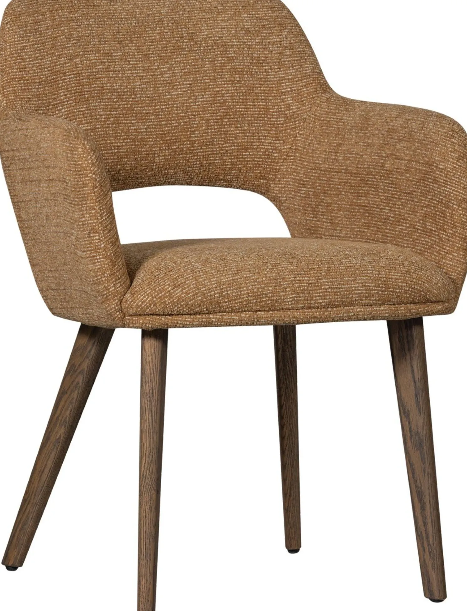 Eetkamerstoelen Met Armleuning-WOOOD Murat Eetkamerstoel Yellow