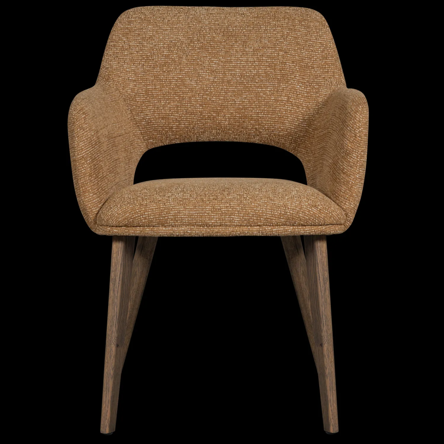 Eetkamerstoelen Met Armleuning-WOOOD Murat Eetkamerstoel Yellow