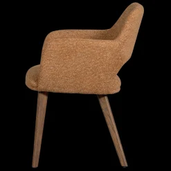 Eetkamerstoelen Met Armleuning-WOOOD Murat Eetkamerstoel Yellow