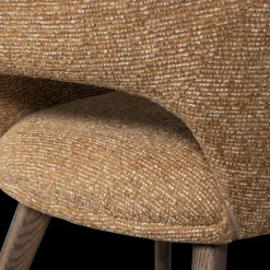 Eetkamerstoelen Met Armleuning-WOOOD Murat Eetkamerstoel Yellow