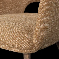 Eetkamerstoelen Met Armleuning-WOOOD Murat Eetkamerstoel Yellow