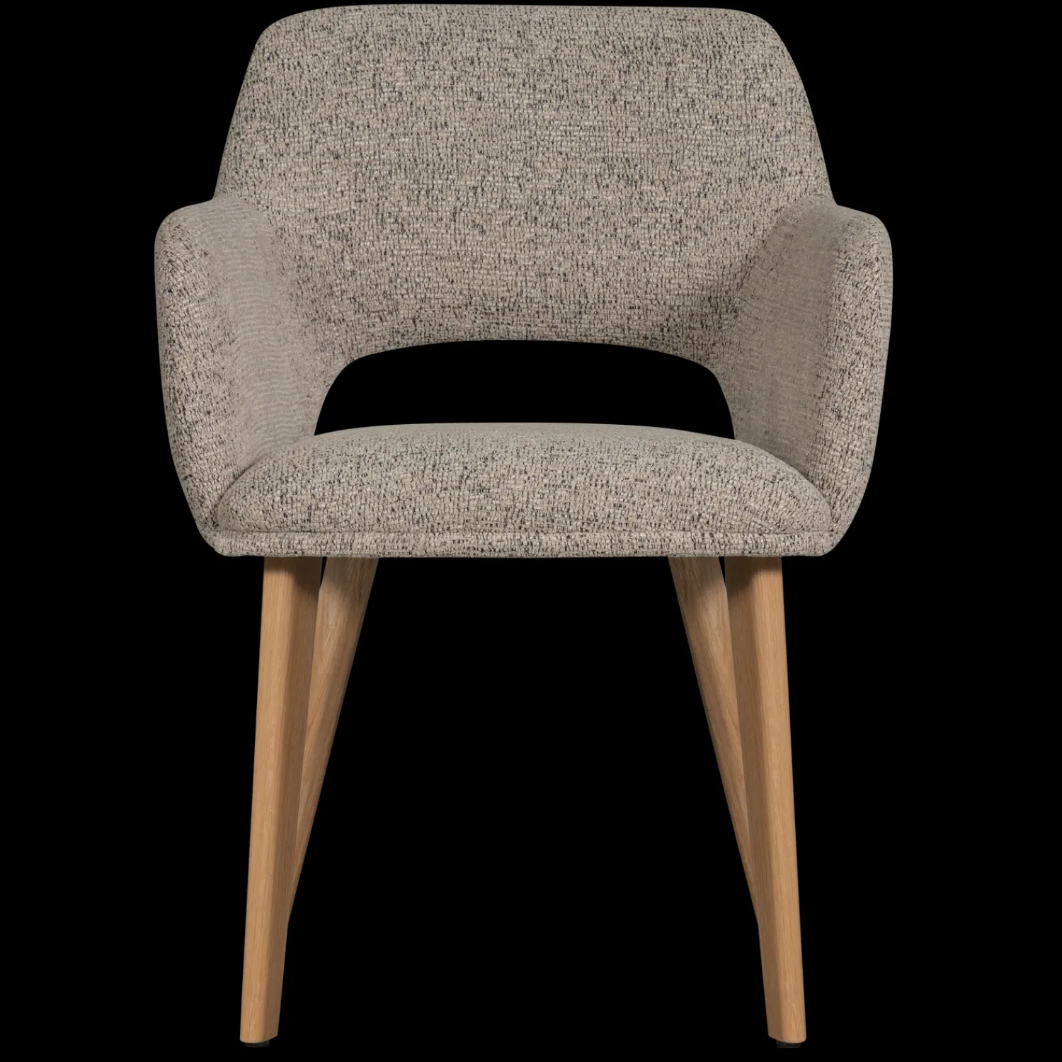 Eetkamerstoelen Met Armleuning-WOOOD Murat Eetkamerstoel Natural