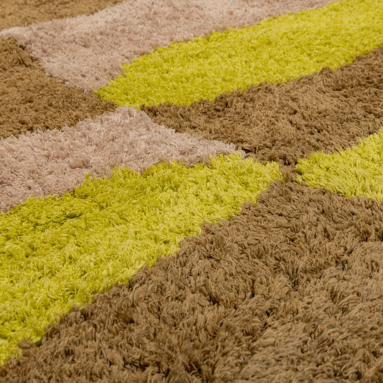 Vloerkleden|Wollen Vloerkleden-WOOOD Musa Vloerkleed Natural, Yellow