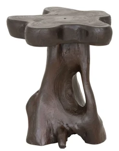 Houten Bijzettafels-MUST Living Mushroom Bijzettafel Brown