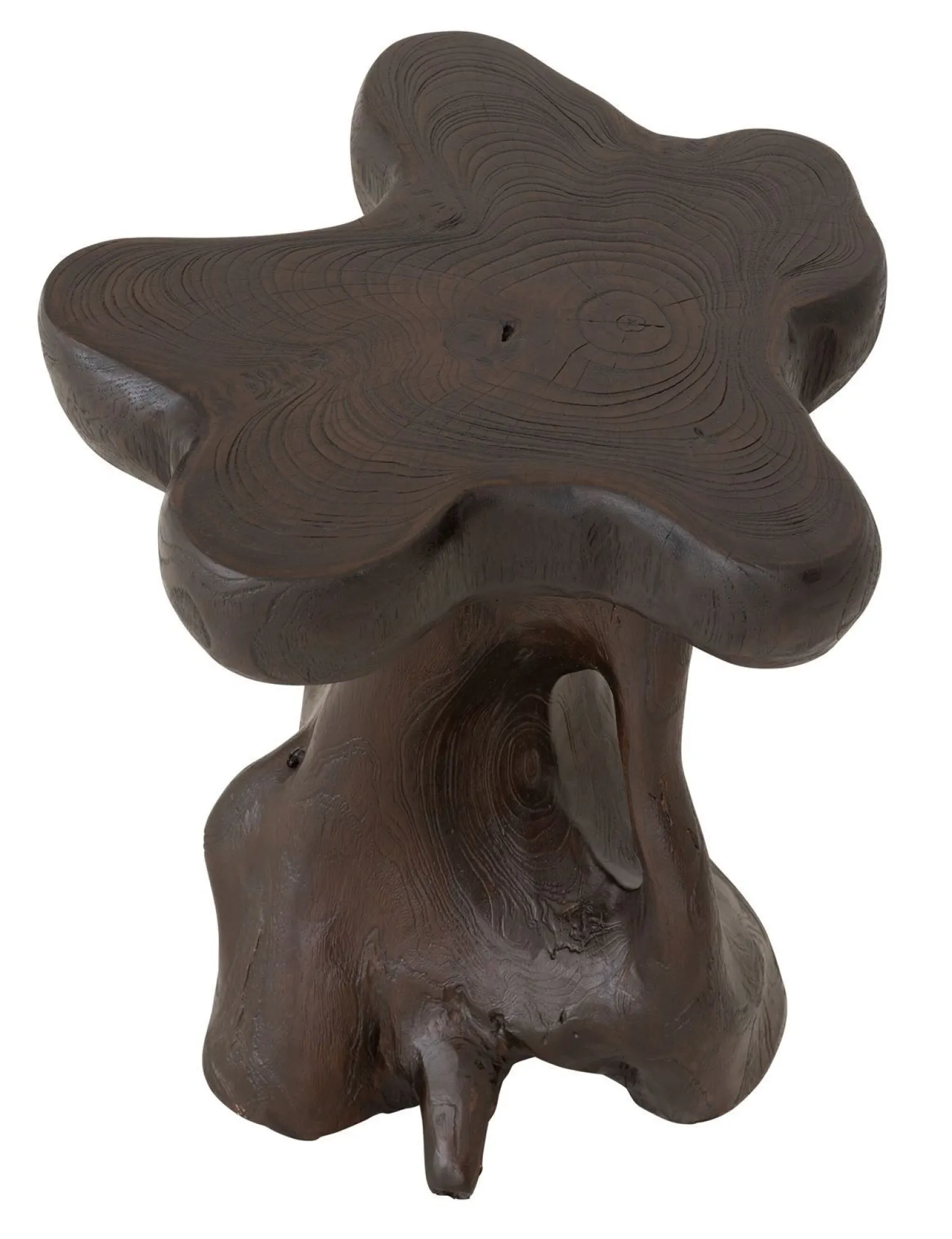 Houten Bijzettafels-MUST Living Mushroom Bijzettafel Brown