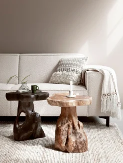 Houten Bijzettafels-MUST Living Mushroom Bijzettafel Brown