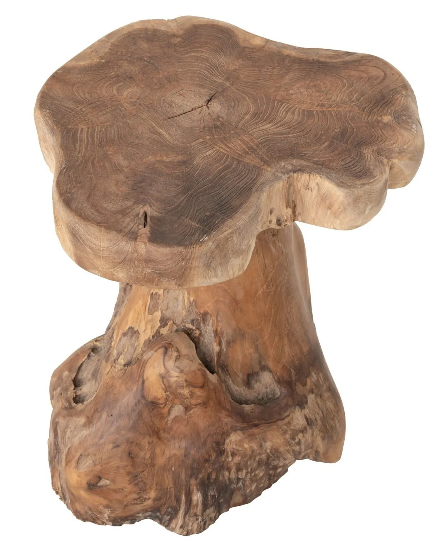 Houten Bijzettafels-MUST Living Mushroom Bijzettafel Natural