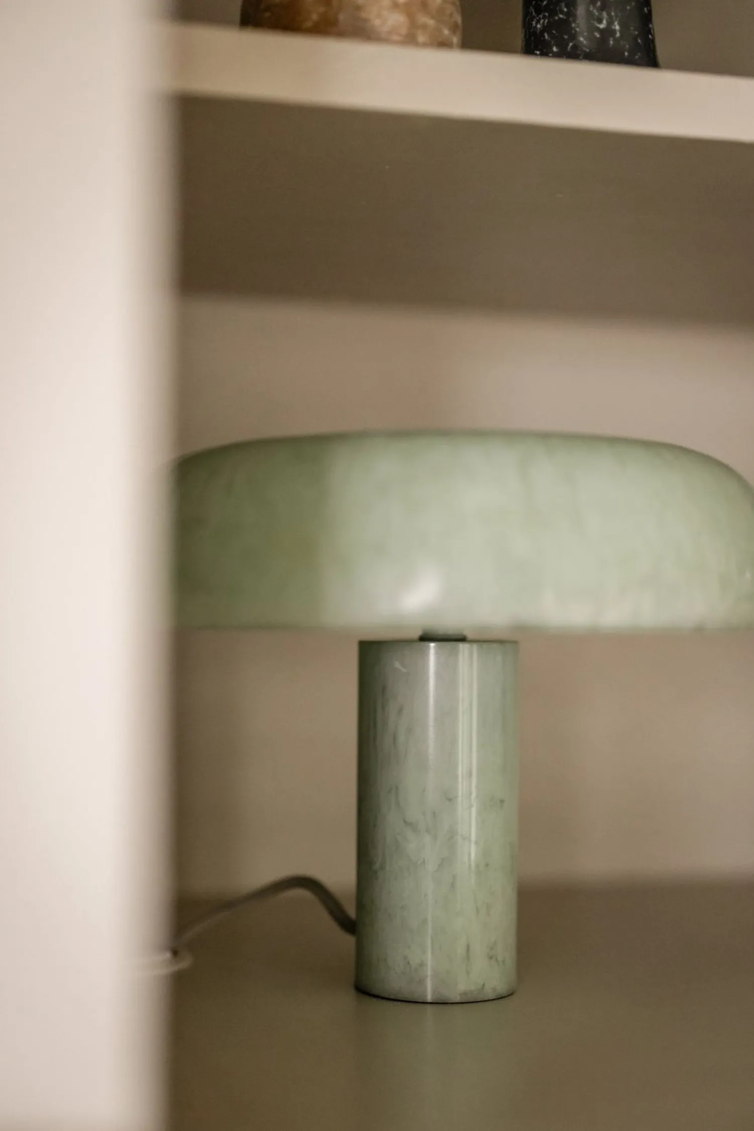 Tafellampen|Tafellampen-HKLIVING Mushroom Tafellamp Mint