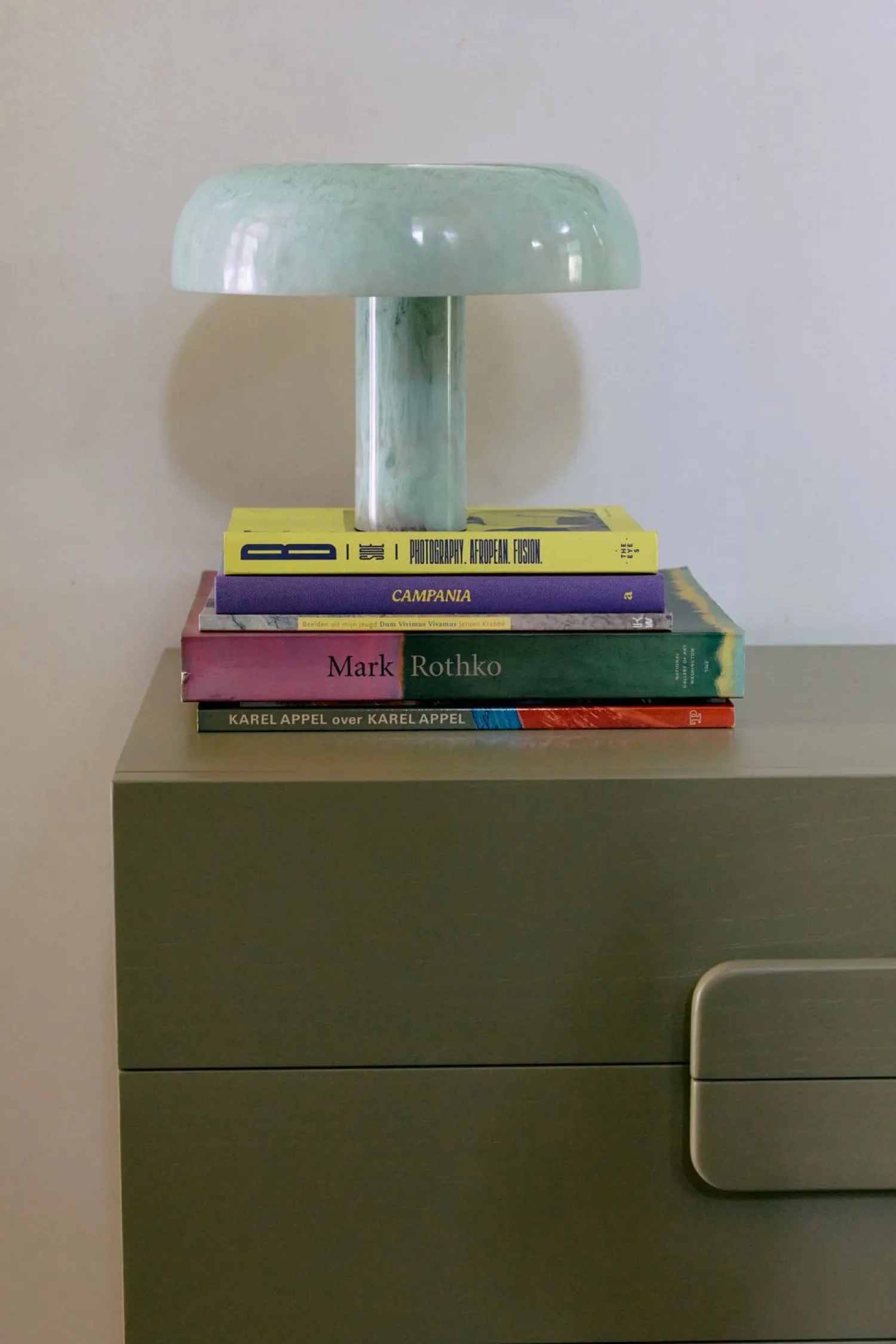 Tafellampen|Tafellampen-HKLIVING Mushroom Tafellamp Mint