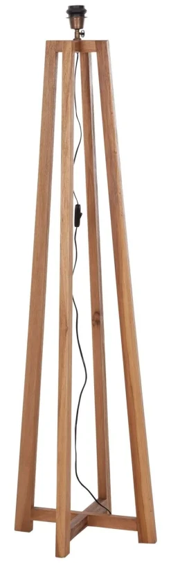 Houten Vloerlampen|Vloerlampen-MUST Living Es Canar Vloerlamp Naturel