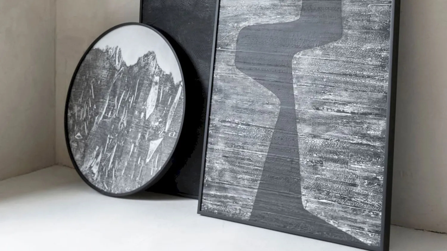 Wanddecoraties-MUST Living Opposites Attract Wanddecoratie Zwart