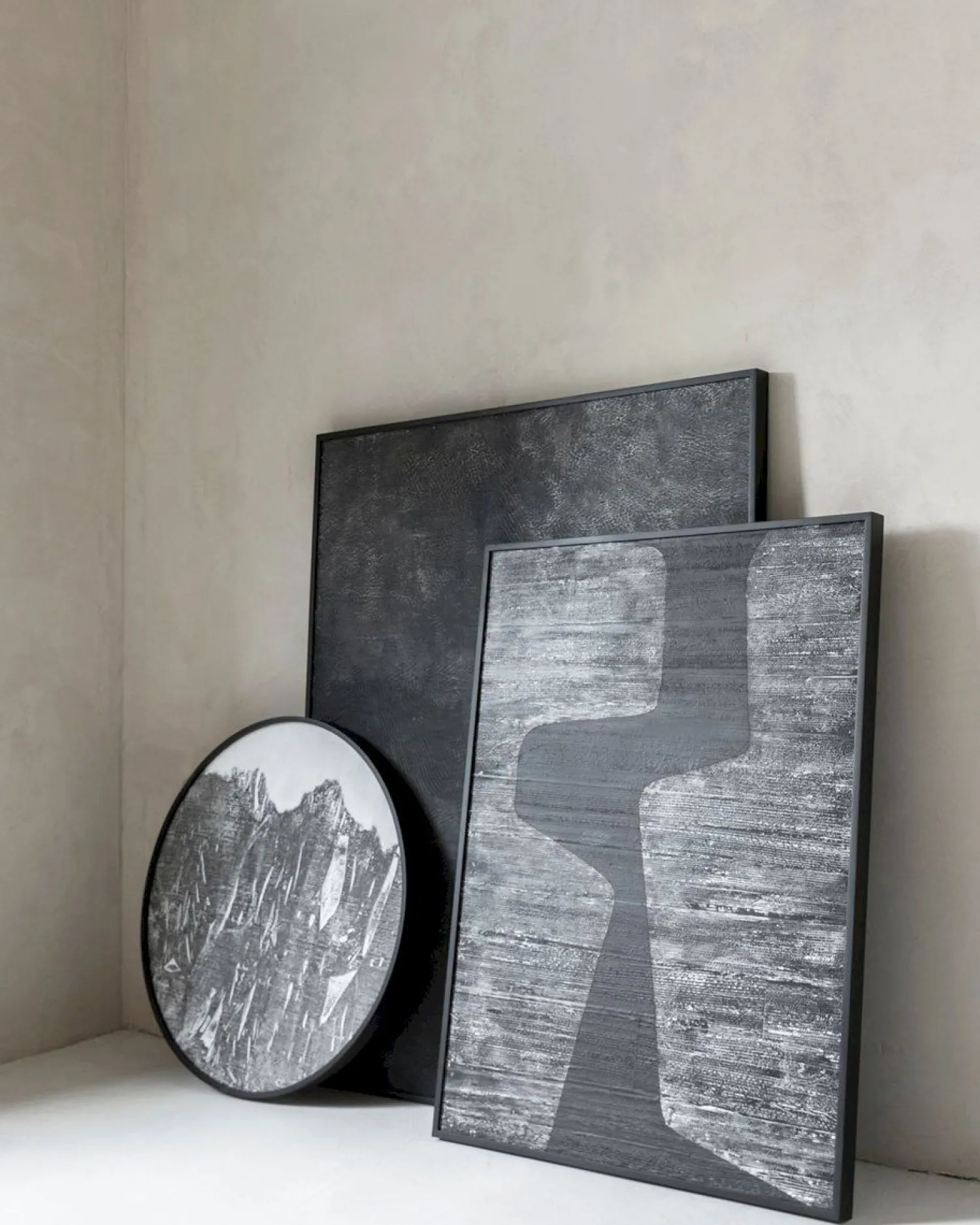 Wanddecoraties-MUST Living Opposites Attract Wanddecoratie Zwart