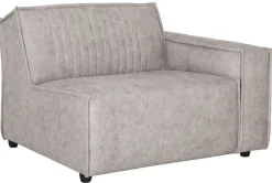 Elementenbanken-MUST Living Rally 1-zits met arm rechts Elementenbank Light Grey