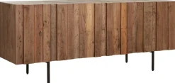 Dressoirs-MUST Living Stripes Dressoir Natural, Brown