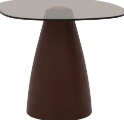 Glazen Bijzettafels-Trendhopper Mylon Bijzettafel Burgundy