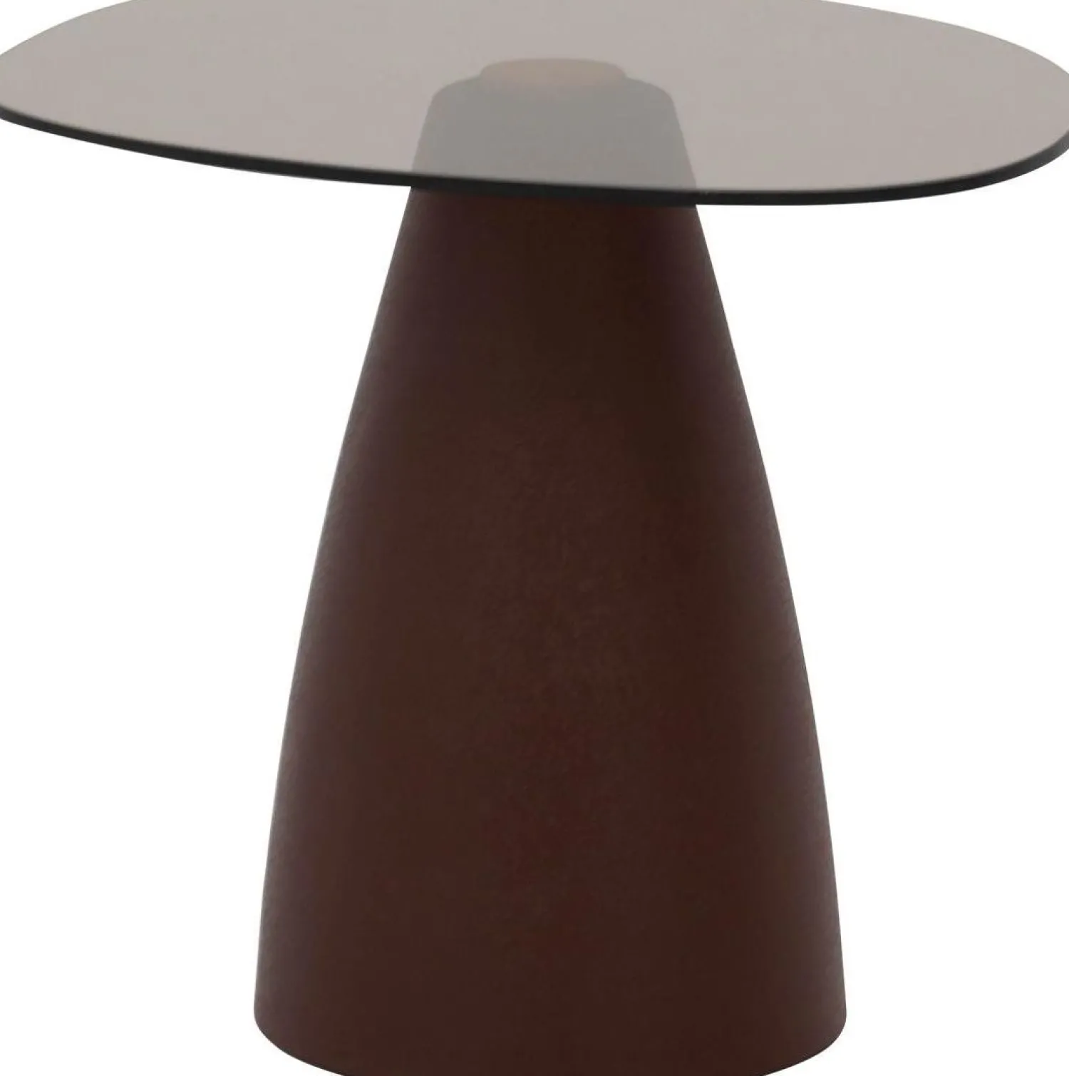 Glazen Bijzettafels-Trendhopper Mylon Bijzettafel Burgundy