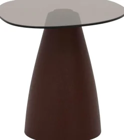Glazen Bijzettafels-Trendhopper Mylon Bijzettafel Burgundy