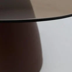 Glazen Bijzettafels-Trendhopper Mylon Bijzettafel Burgundy