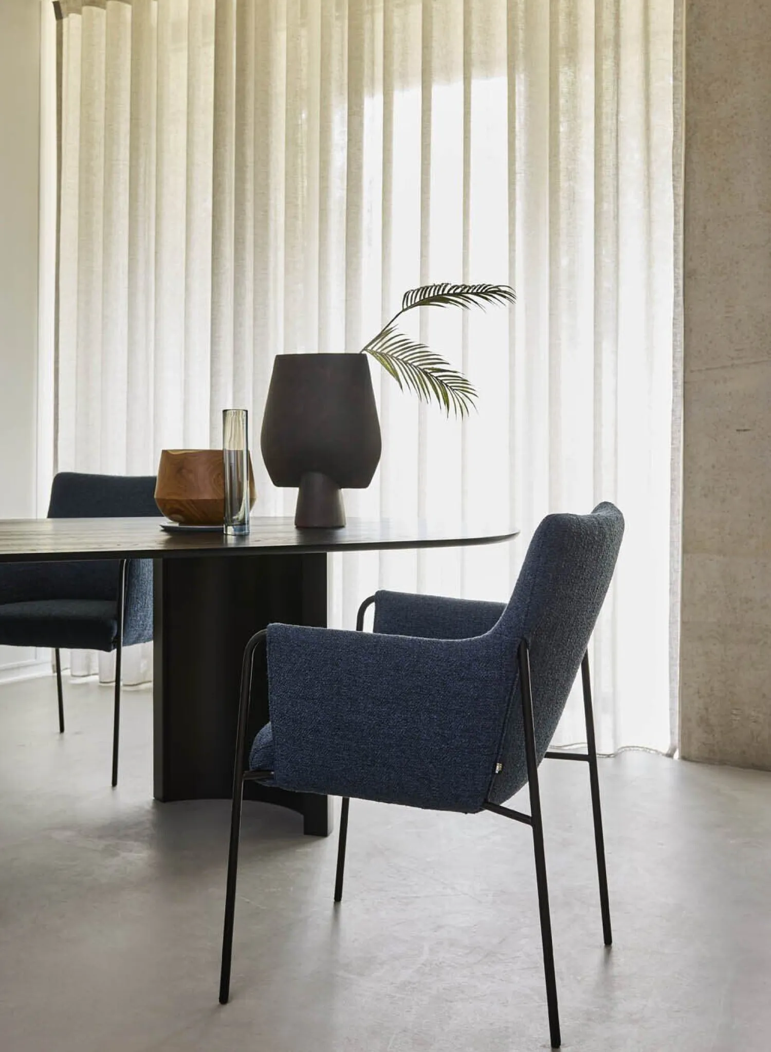 Design Stoelen|Eetkamerstoelen Met Armleuning-Design on Stock Myra Eetkamerstoel Blauw