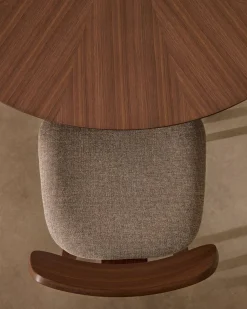 Ronde Eettafels|Ovale Eettafels-Kave Home Naanim Eettafel Bruin