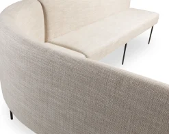 Stoffen Eetkamerbanken-Eijerkamp Collectie Naomi Eetkamerbank Beige
