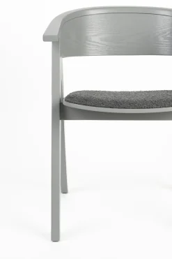 Eetkamerstoelen Met Armleuning-Zuiver NDSM Armstoel Grijs