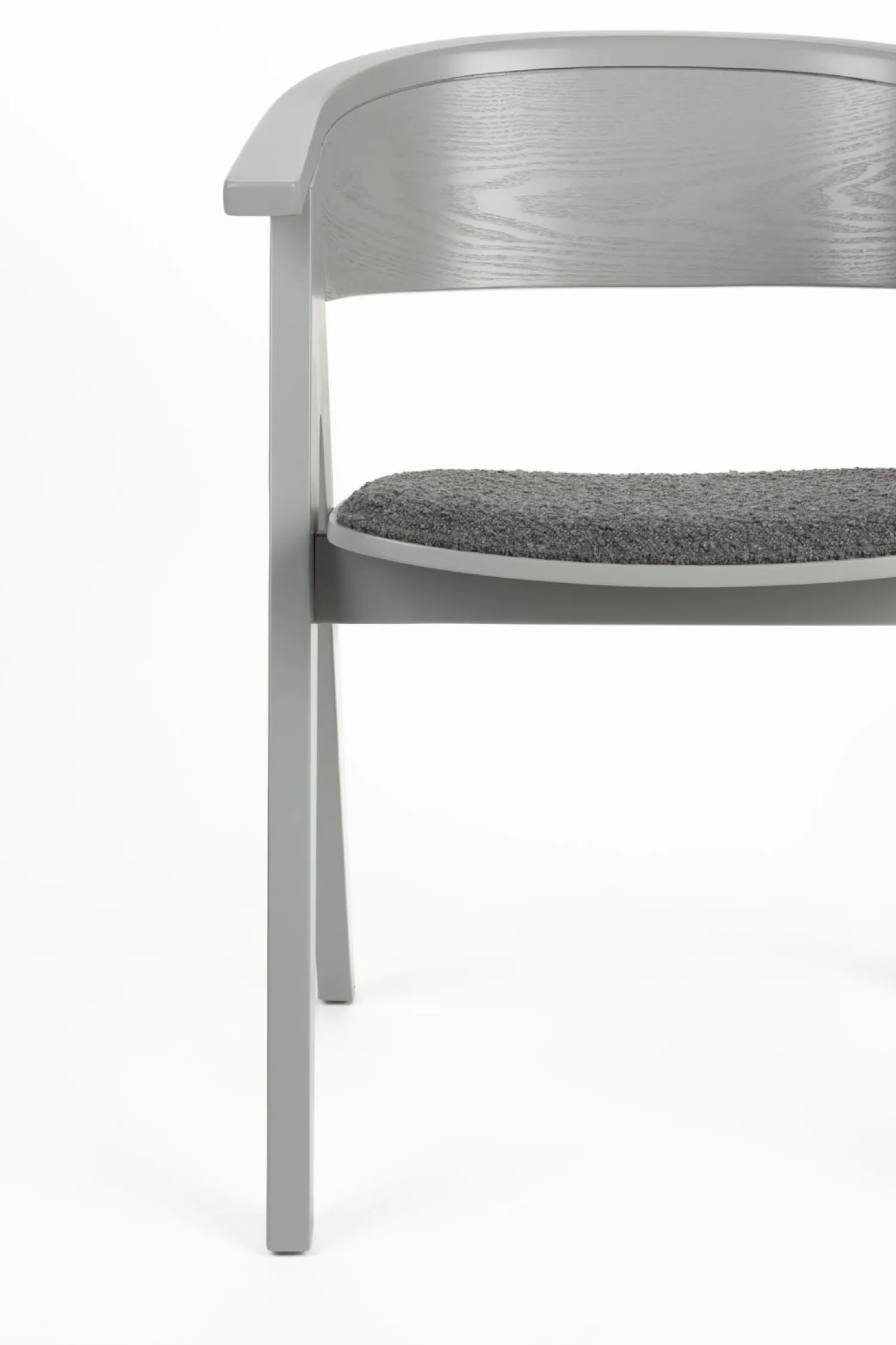 Eetkamerstoelen Met Armleuning-Zuiver NDSM Armstoel Grijs