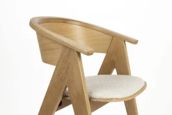 Eetkamerstoelen Met Armleuning-Zuiver NDSM Armstoel Naturel