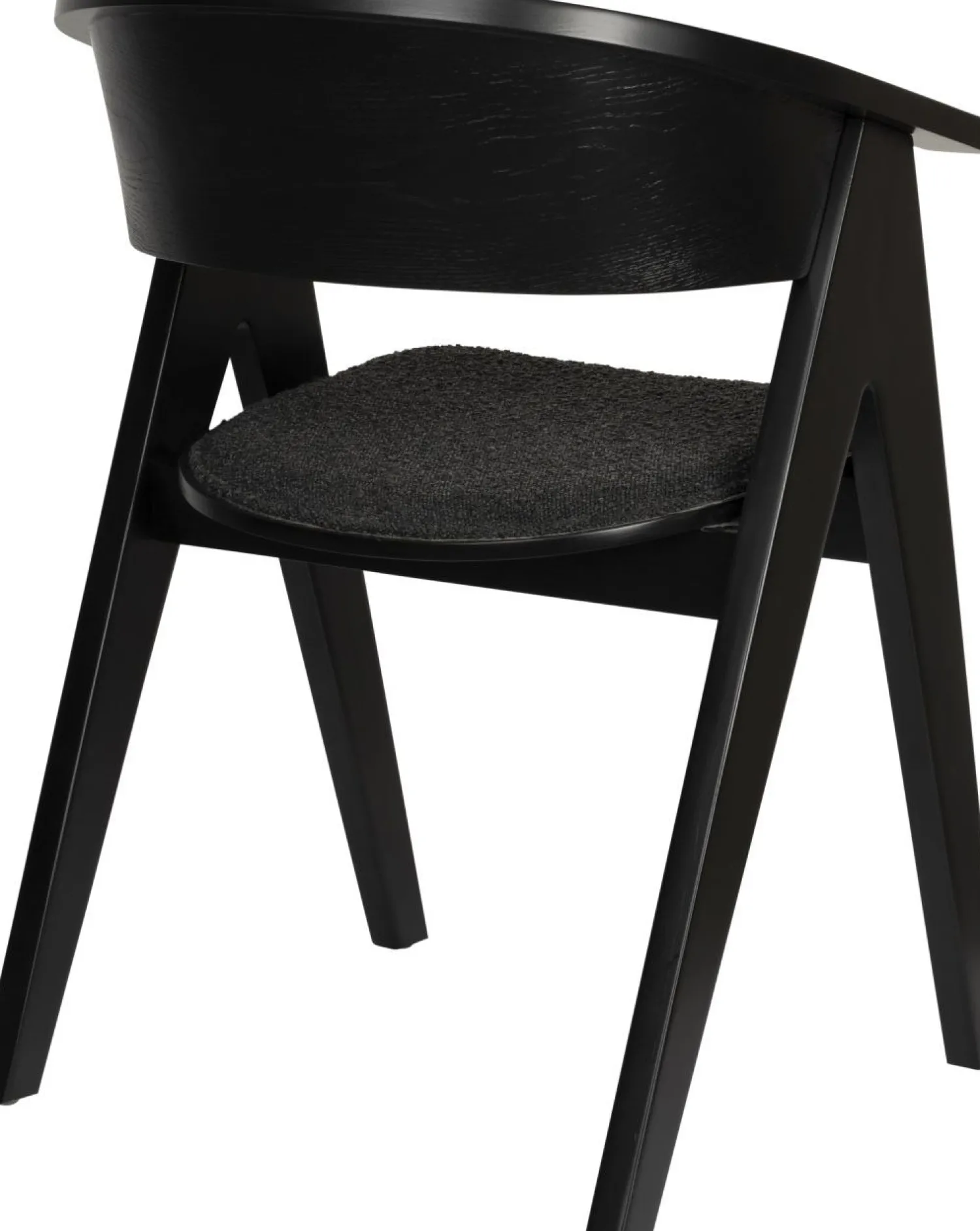 Design Stoelen|Eetkamerstoelen Met Armleuning-Zuiver NDSM Armstoel Zwart